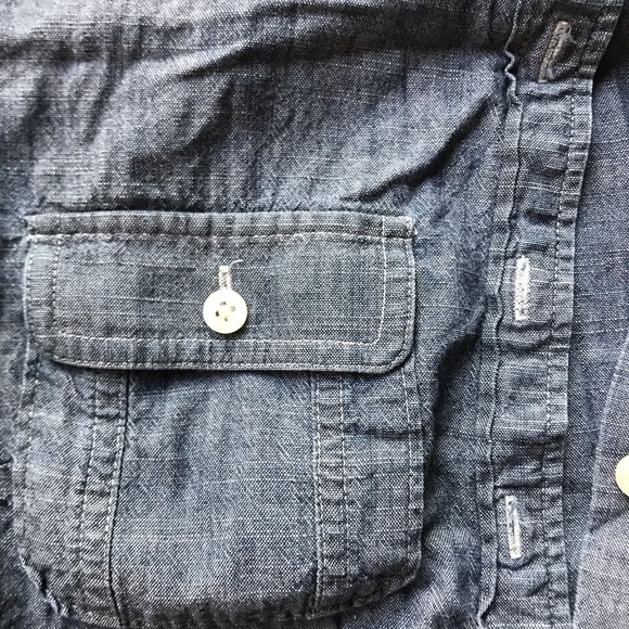 JCrew Chambray Button Down Shirt - Picture 3 of 4